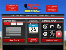 Tablet Screenshot of dakotatirebrakesandmore.com